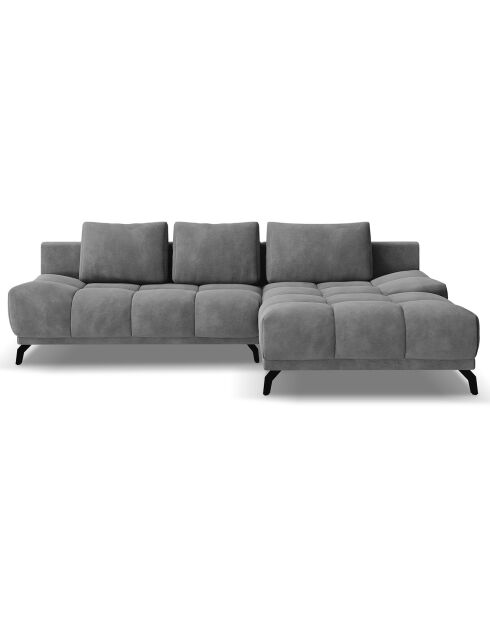 Canapé d'angle Droit Convertible avec Coffre Cirrus 5 Places gris - 290x182x90 cm